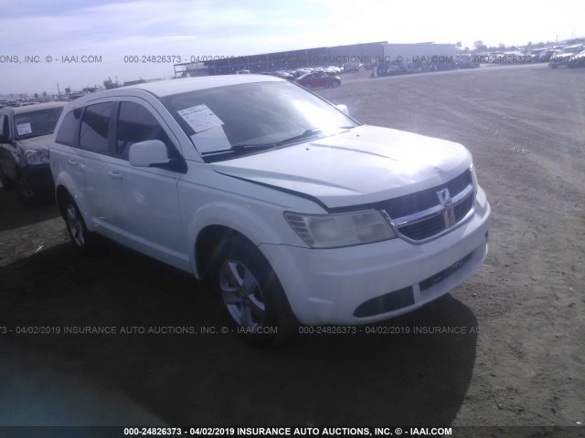 3D4GG57V59T511313 - 2009 DODGE JOURNEY SXT WHITE photo 1