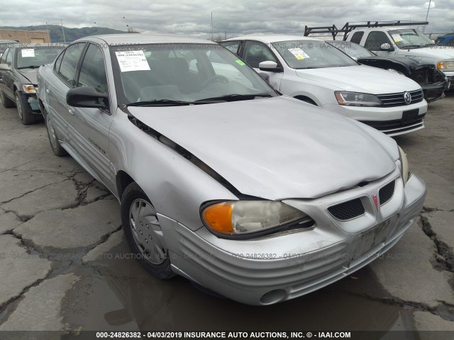 1G2NE52TX1M679415 - 2001 PONTIAC GRAND AM SE SILVER photo 1