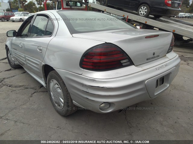 1G2NE52TX1M679415 - 2001 PONTIAC GRAND AM SE SILVER photo 3