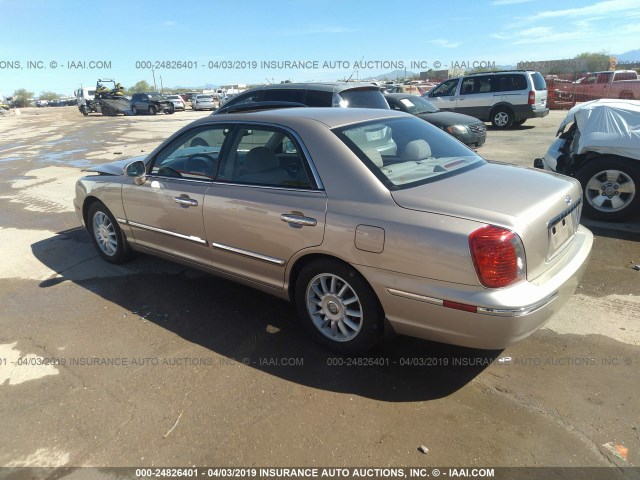 KMHFU45E55A403785 - 2005 HYUNDAI XG 350 GOLD photo 3