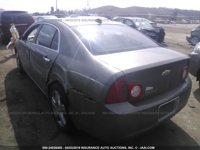 1G1ZC5E06CF312967 - 2012 CHEVROLET MALIBU 1LT 银色 照片 3
