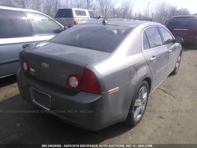 1G1ZC5E06CF312967 - 2012 CHEVROLET MALIBU 1LT 银色 照片 4