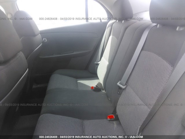 1G1ZC5E06CF312967 - 2012 CHEVROLET MALIBU 1LT 银色 照片 8