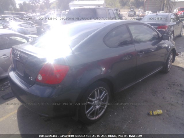 JTKDE177570178162 - 2007 TOYOTA SCION TC ლურჯი ფოტო 4