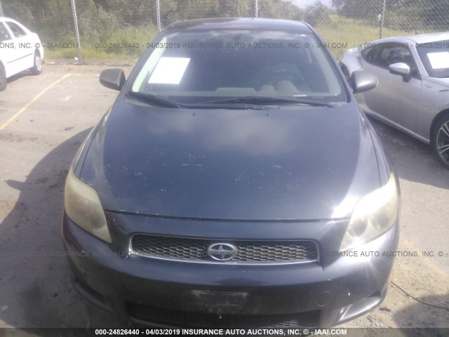 JTKDE177570178162 - 2007 TOYOTA SCION TC ლურჯი ფოტო 6