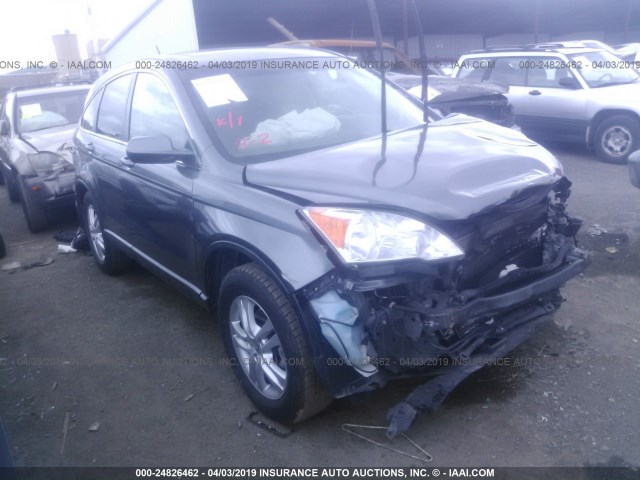 JHLRE4H71BC022627 - 2011 HONDA CR-V EXL GRAY photo 1