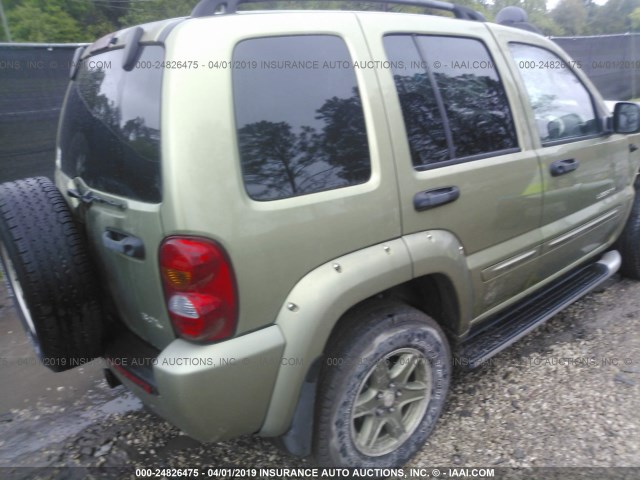 1J4GK38KX2W314491 - 2002 JEEP LIBERTY RENEGADE GREEN photo 4