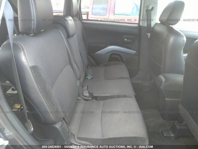 JA4AS3AW6BU018883 - 2011 MITSUBISHI OUTLANDER SE ნაცრისფერი ფოტო 8