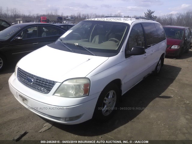 2FMZA52204BA55354 - 2004 FORD FREESTAR SEL WHITE photo 2