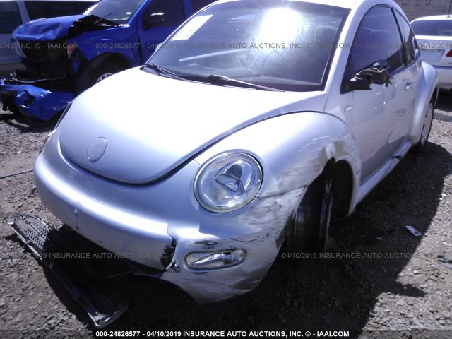 3VWBK21C03M429399 - 2003 VOLKSWAGEN NEW BEETLE GL SILVER photo 6