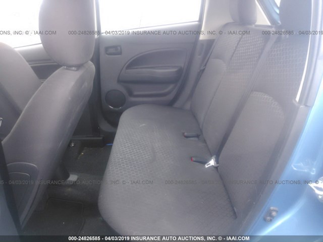 ML32A3HJ6FH051617 - 2015 MITSUBISHI MIRAGE DE BLUE photo 8