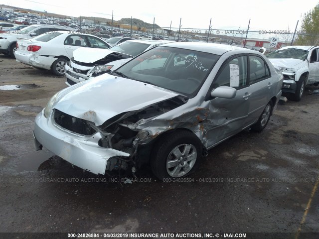 1NXBR32E37Z914010 - 2007 TOYOTA COROLLA CE/LE/S SILVER photo 2