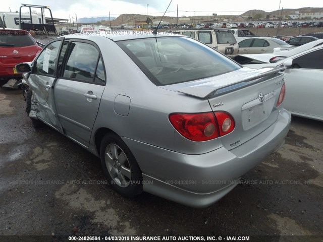 1NXBR32E37Z914010 - 2007 TOYOTA COROLLA CE/LE/S SILVER photo 3