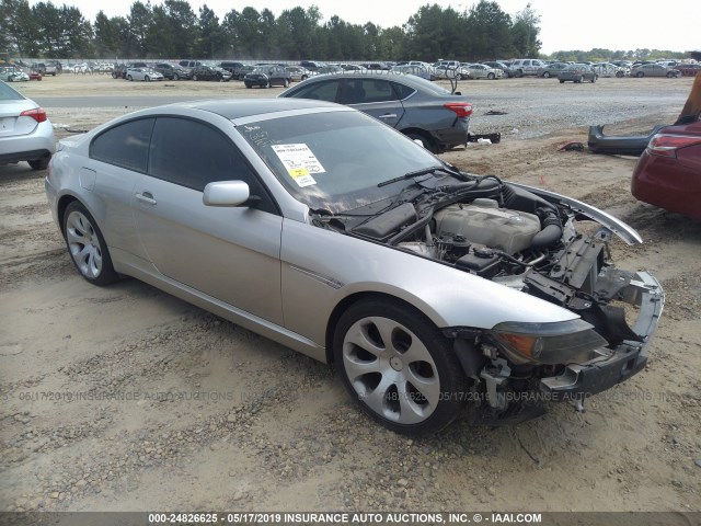 WBAEH73434B215594 - 2004 BMW 645 CI AUTOMATIC SILVER photo 1