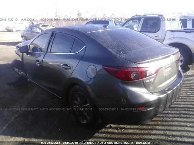 JM1BM1V74E1151224 - 2014 MAZDA 3 TOURING GRAY photo 3