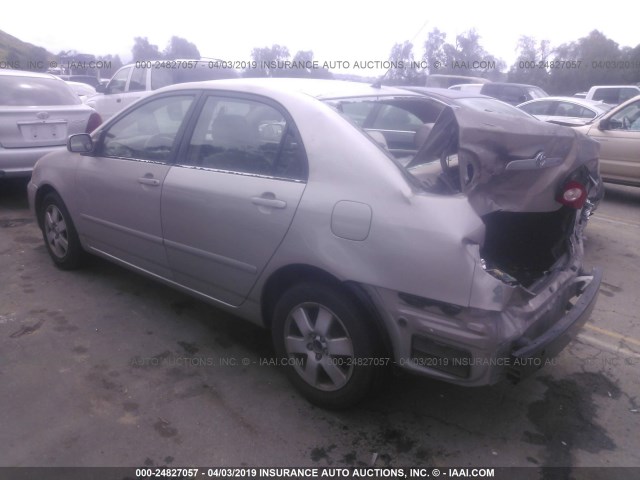 1NXBR32E23Z027301 - 2003 TOYOTA COROLLA CE/LE/S BEIGE photo 3