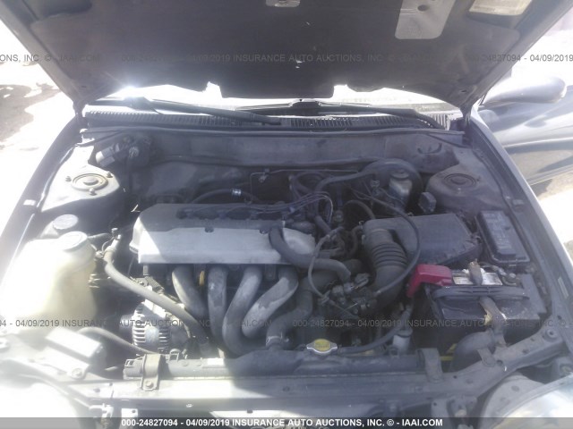 1NXBR12E1XZ273685 - 1999 TOYOTA COROLLA VE/CE/LE BLUE photo 10