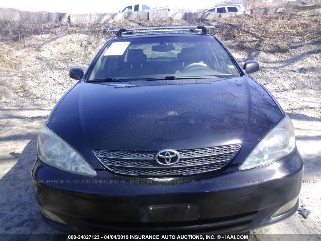 4T1BF30K34U074713 - 2004 TOYOTA CAMRY LE/XLE/SE BLACK photo 6