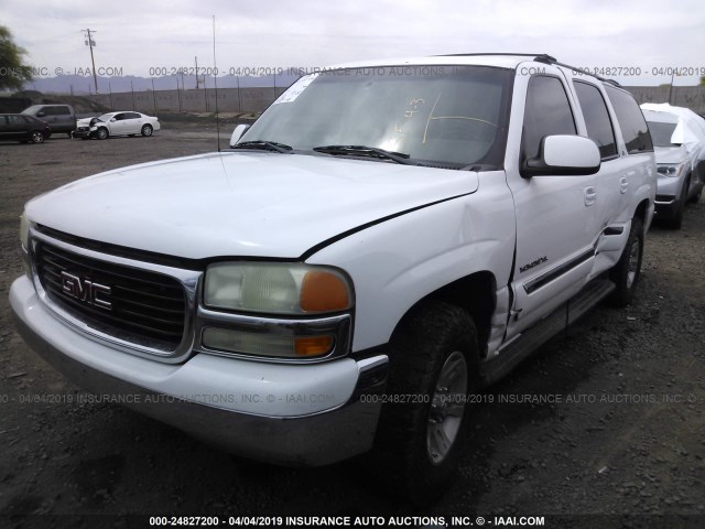 3GKEC16T73G310316 - 2003 GMC YUKON XL C1500 WHITE photo 2