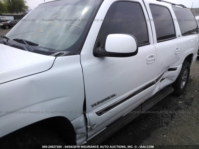 3GKEC16T73G310316 - 2003 GMC YUKON XL C1500 WHITE photo 6