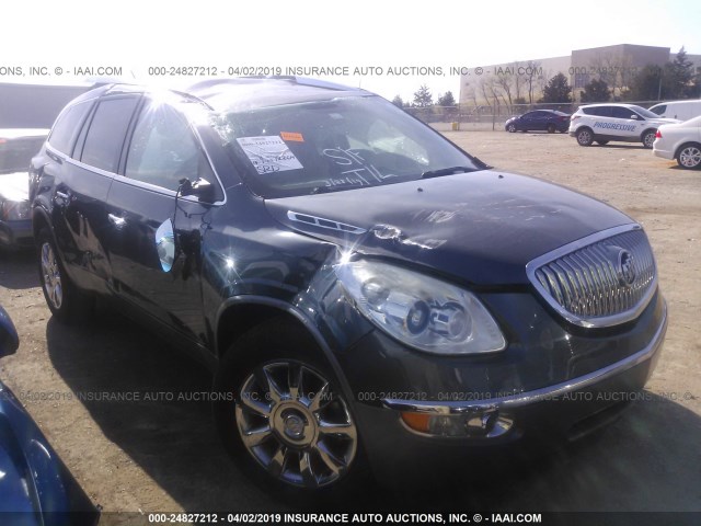 5GAKRBED2BJ135498 - 2011 BUICK ENCLAVE CXL BLACK photo 1