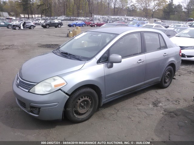 3N1BC11EX9L441802 - 2009 NISSAN VERSA S/SL SILVER photo 2