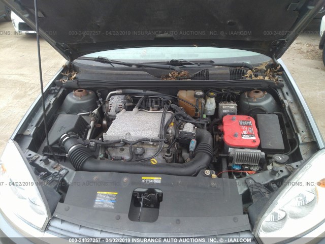 1G1ZT52855F176361 - 2005 CHEVROLET MALIBU LS GRAY photo 10