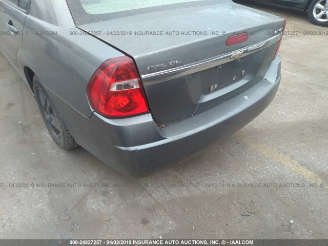 1G1ZT52855F176361 - 2005 CHEVROLET MALIBU LS GRAY photo 6