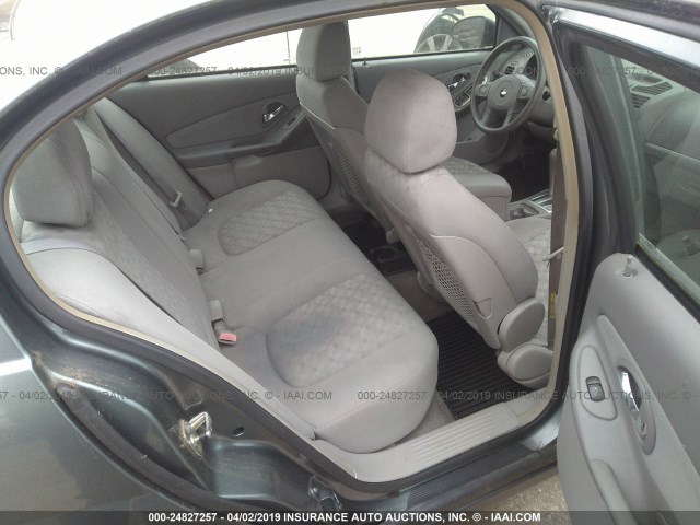 1G1ZT52855F176361 - 2005 CHEVROLET MALIBU LS GRAY photo 8