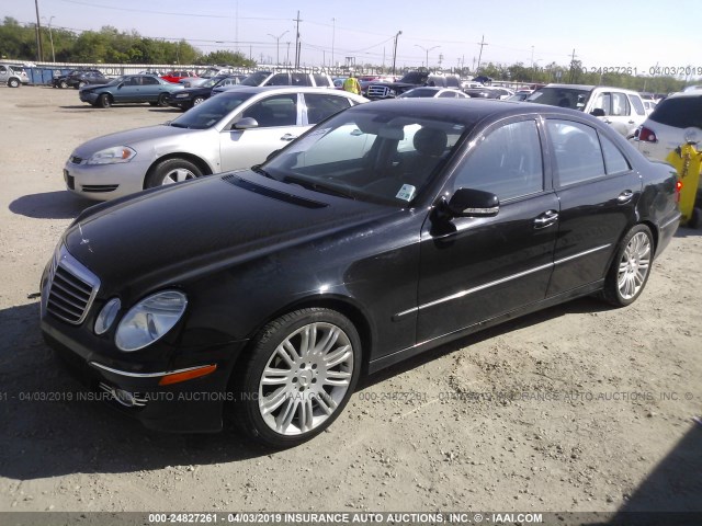 WDBUF56X97B143267 - 2007 MERCEDES-BENZ E 350 BLACK photo 2