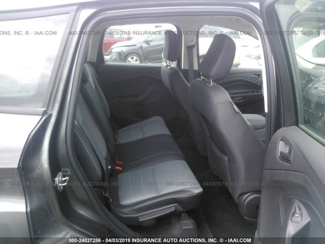 1FMCU0F76JUA55368 - 2018 FORD ESCAPE S GRAY photo 8