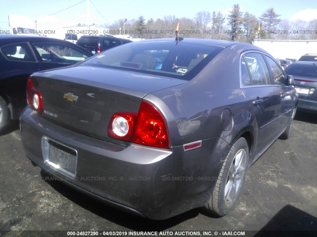 1G1ZC5EB6AF165208 - 2010 CHEVROLET MALIBU 1LT 金色 照片 4