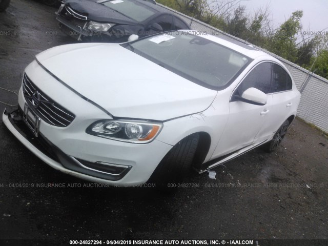 YV1612FS7E1284119 - 2014 VOLVO S60 T5 WHITE photo 2