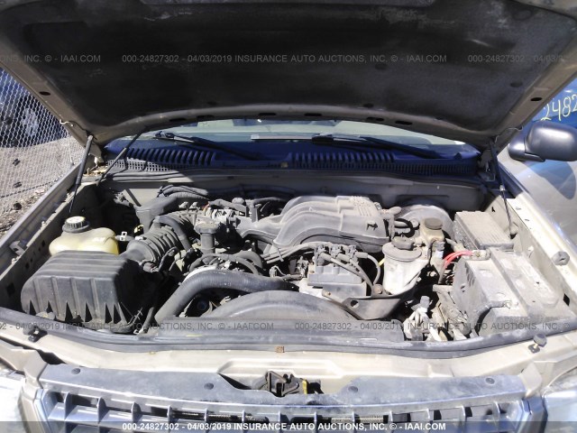 1FMZU73K54ZA16970 - 2004 FORD EXPLORER XLT/XLT SPORT/NBX Qızıl foto 10