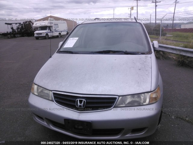 2HKRL18932H009191 - 2002 HONDA ODYSSEY EXL SILVER photo 6