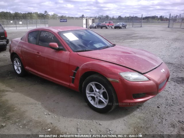 JM1FE17N640136206 - 2004 MAZDA RX8 RED photo 1