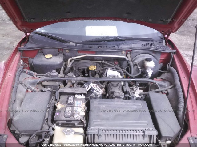 JM1FE17N640136206 - 2004 MAZDA RX8 RED photo 10