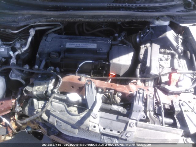 2HKRM4H59FH685212 - 2015 HONDA CR-V EX MAROON photo 10