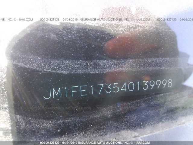 JM1FE173540139998 - 2004 MAZDA RX8 SILVER photo 9