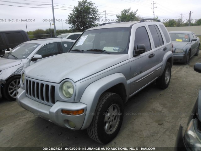 1J4GK58K62W278083 - 2002 JEEP LIBERTY LIMITED SILVER photo 2