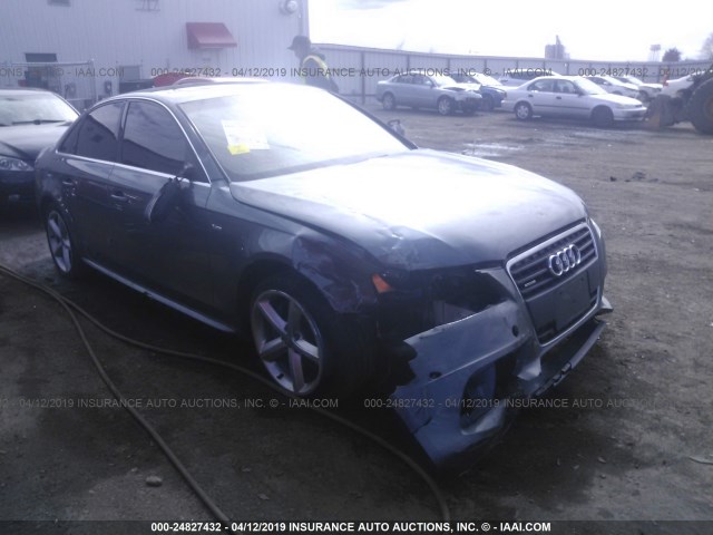 WAUFFAFL8CA112721 - 2012 AUDI A4 PREMIUM PLUS GRAY photo 1