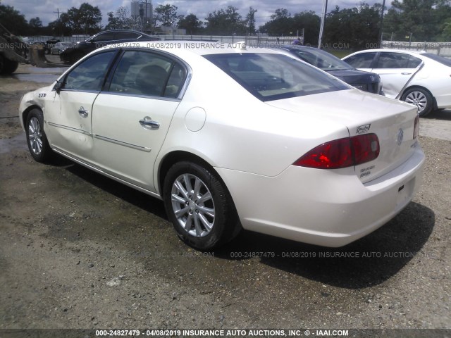 1G4HD57M99U118403 - 2009 BUICK LUCERNE CXL WHITE photo 3