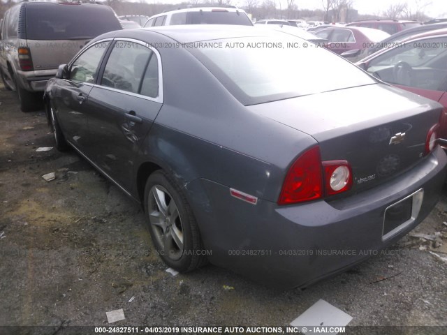 1G1ZH57B79F230593 - 2009 CHEVROLET MALIBU 1LT 灰色 照片 3
