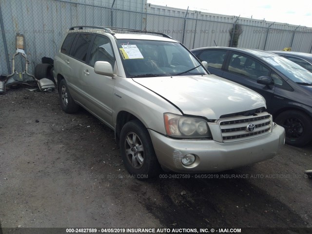 JTEGF21A830110570 - 2003 TOYOTA HIGHLANDER LIMITED GOLD photo 1