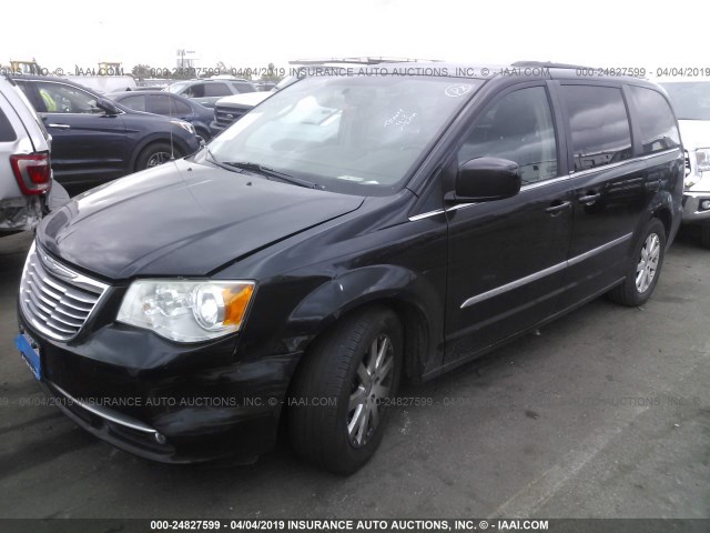 2C4RC1BG7DR754815 - 2013 CHRYSLER TOWN & COUNTRY TOURING BLACK photo 2