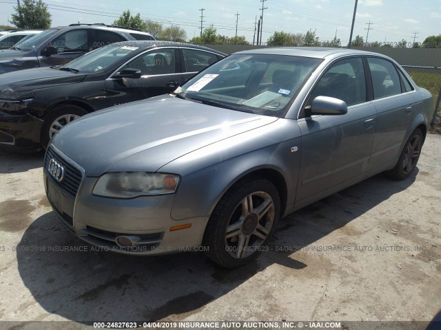 WAUAF78E17A129913 - 2007 AUDI A4 2/TURBO SILVER photo 2