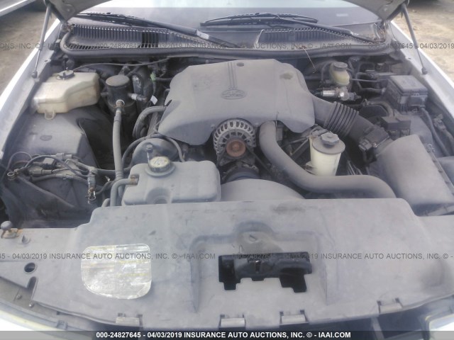 1LNFM81W0WY732117 - 1998 LINCOLN TOWN CAR EXECUTIVE SILVER photo 10