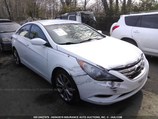 5NPEC4AC2BH067458 - 2011 HYUNDAI SONATA SE/LIMITED WHITE photo 1