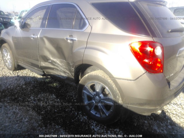 2CNFLGE58B6325354 - 2011 CHEVROLET EQUINOX LTZ BROWN photo 6