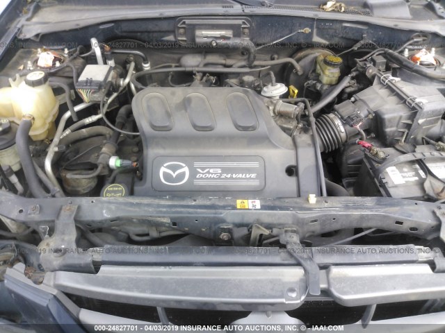 4F2CZ96104KM22433 - 2004 MAZDA TRIBUTE ES 蓝色 照片 10